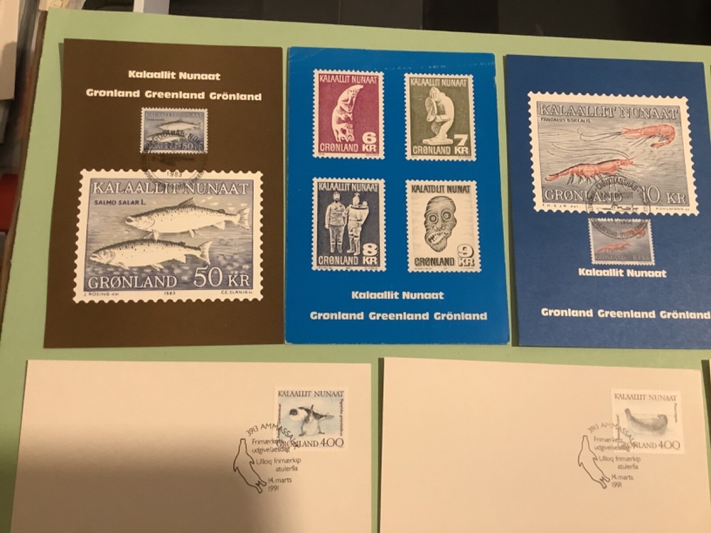 Greenland postcards 12 items Ref A1943