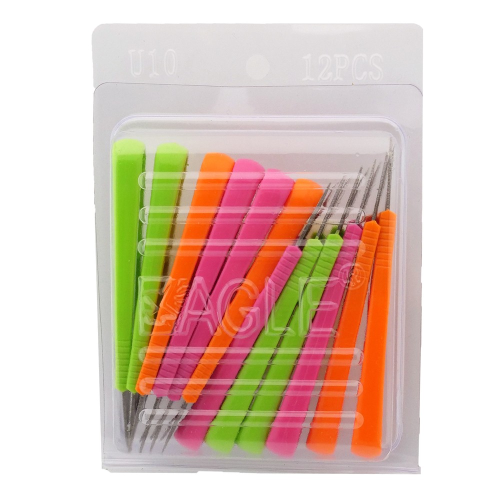 12 Pk. 4" Lightweight Thread Snips Cutters / Embroidery Work Clippers