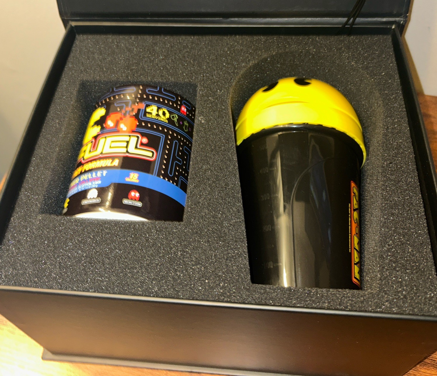 GFUEL x Pac-Man Power Pellet Collector’s Box - LIGHT UP - Shaker Cup & Tub