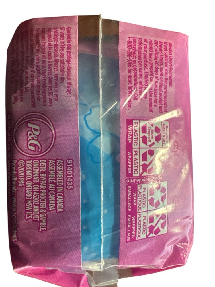 Always Thin Liners No Feel Protection Individually Wrapped 40 Count new