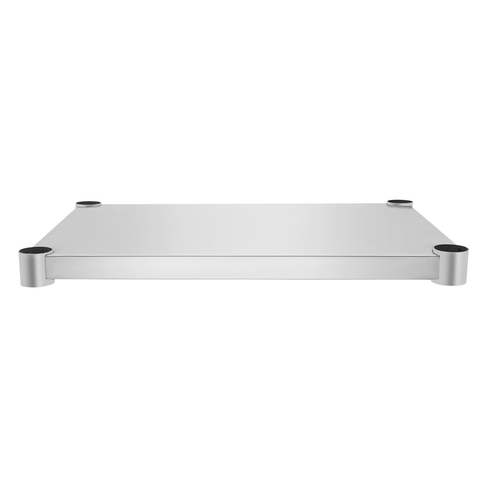 Under Shelf Stainless Steel Adjustable Lower Shelf Work Table Under Shelf Silver