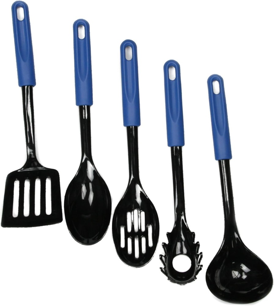 Basic Nylon Cooking/Serving Ladle 12 inch Blue/Black