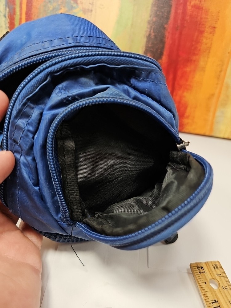 CMC Mini Day Pack - Golf Tee Accessory Bag Navy Blue *Used Missing Pull String*
