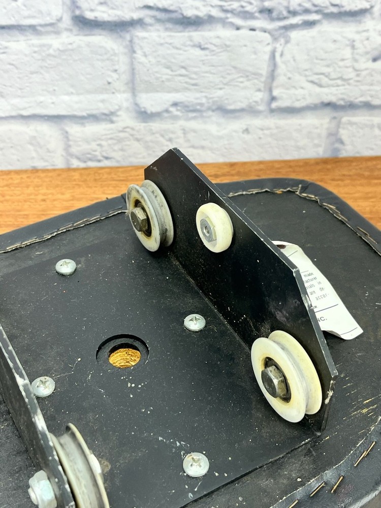 Precor 612 Rowing Machine Replacement Padded Seat (Missing 1 Roller)