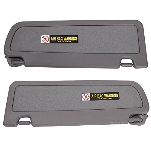 A Pair Left and Right Sun Visor Sunvisor Compatible with 2006 2007 Dark Gray