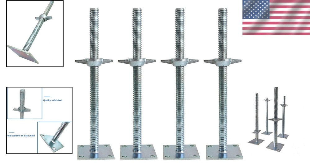Durable Leveling Jacks for Baker-Style Scaffolds