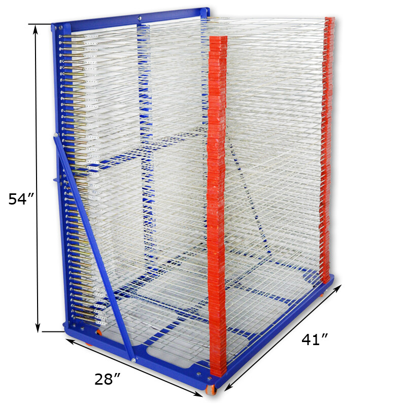 50 Layers Assembling Type Screen Printing Drying Rack Dryer Tool Movable Shelf