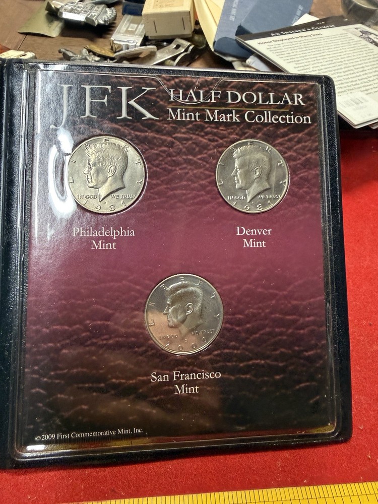 JFK HALF DOLLAR MINT MARK COLLECTION