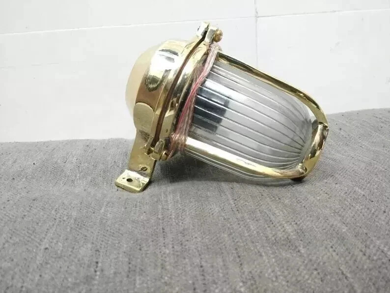 Nautical Maritime Style Marine Antique Brass Wall Mount Indoor Outdoor Light