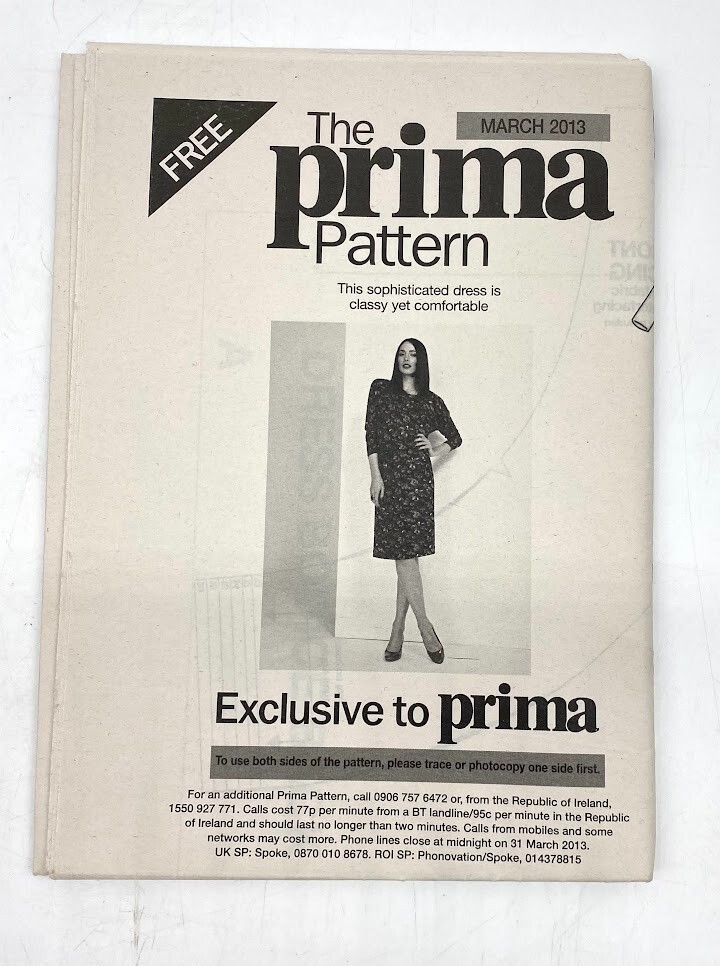 The Prima Pattern March 2013 Dress UK