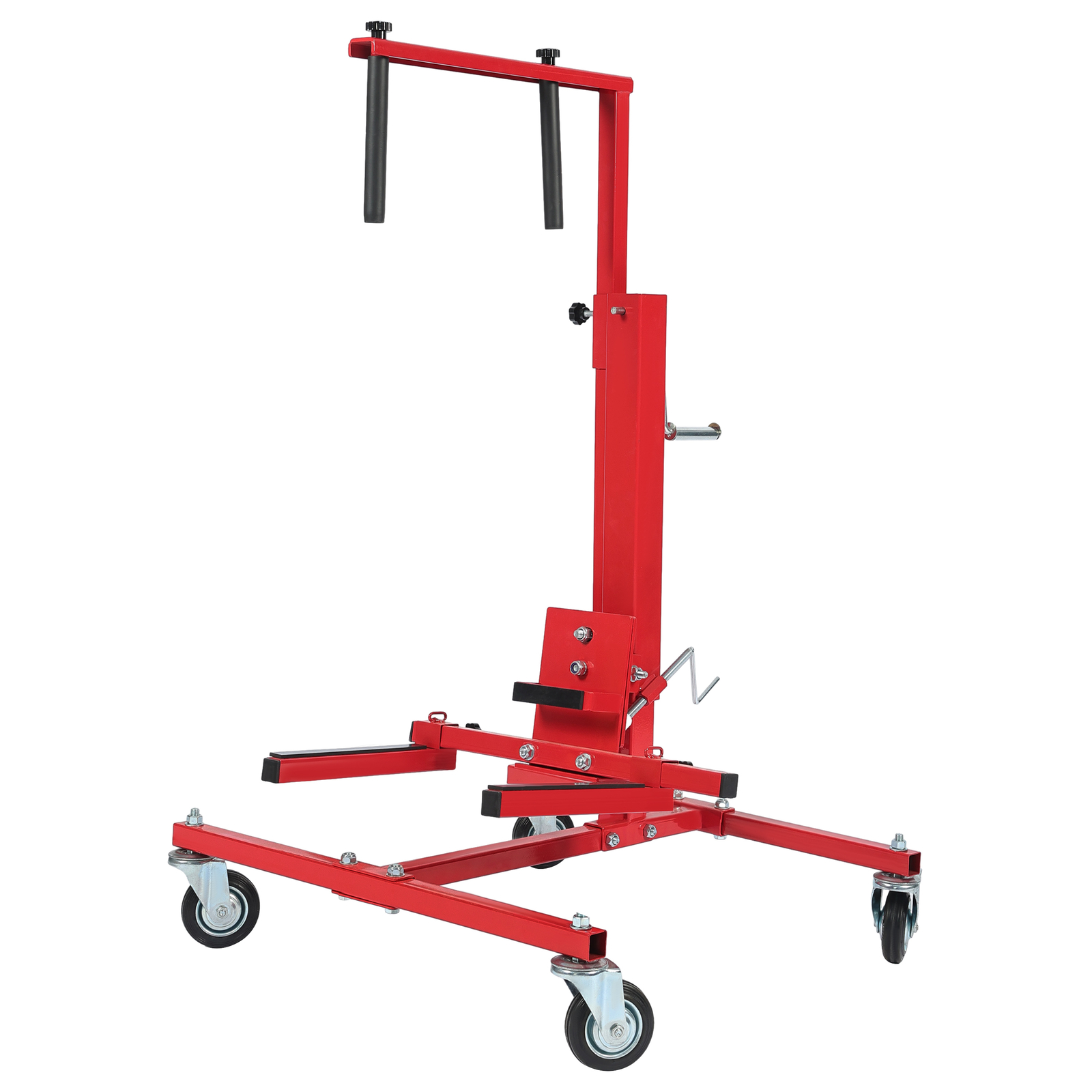 Mechanical Car Door Lift Jack Hydraulic Press and Bumper Handler Stand New Red