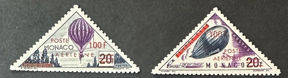 MONACO  C49 - C50  Beautiful  Mint  NEVER  Hinged   Set