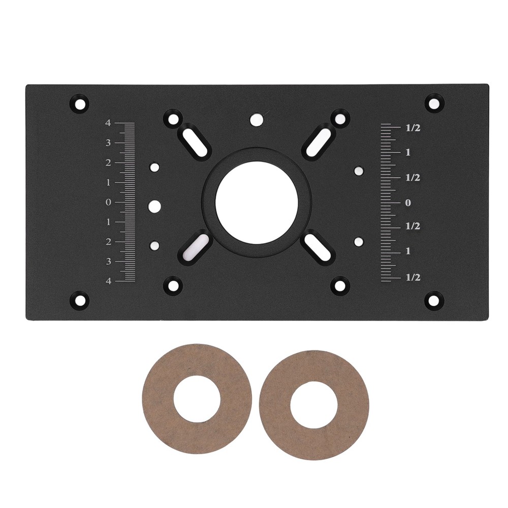 Router Table Insert Plate Lift System Base Board Accessory For Woodworking Black