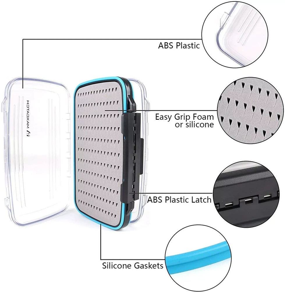 X Large Easy Grip Waterproof Strong Double Sided ABS Fly Box