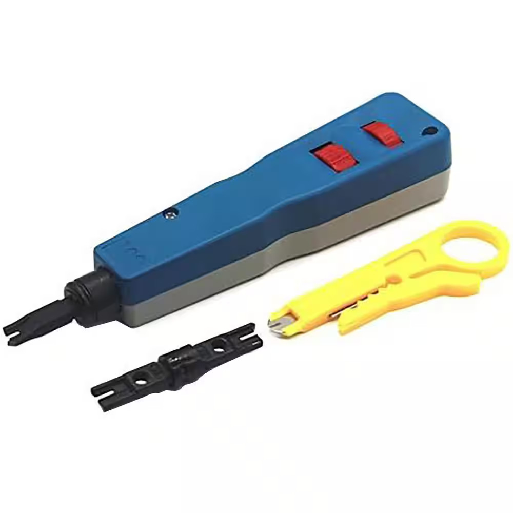 2-Piece Impact Tool Set Cat6 Cat5E Network Cable 110 BK Terminal Insertion Tool