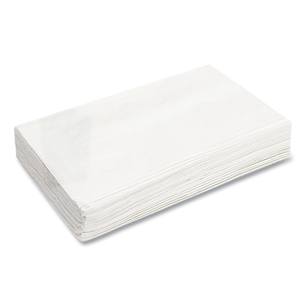 Morcon Paper 3466 Morsoft 14.5" x 16.5" 2-Ply Dinner Napkins - Wht 3,000/CT New