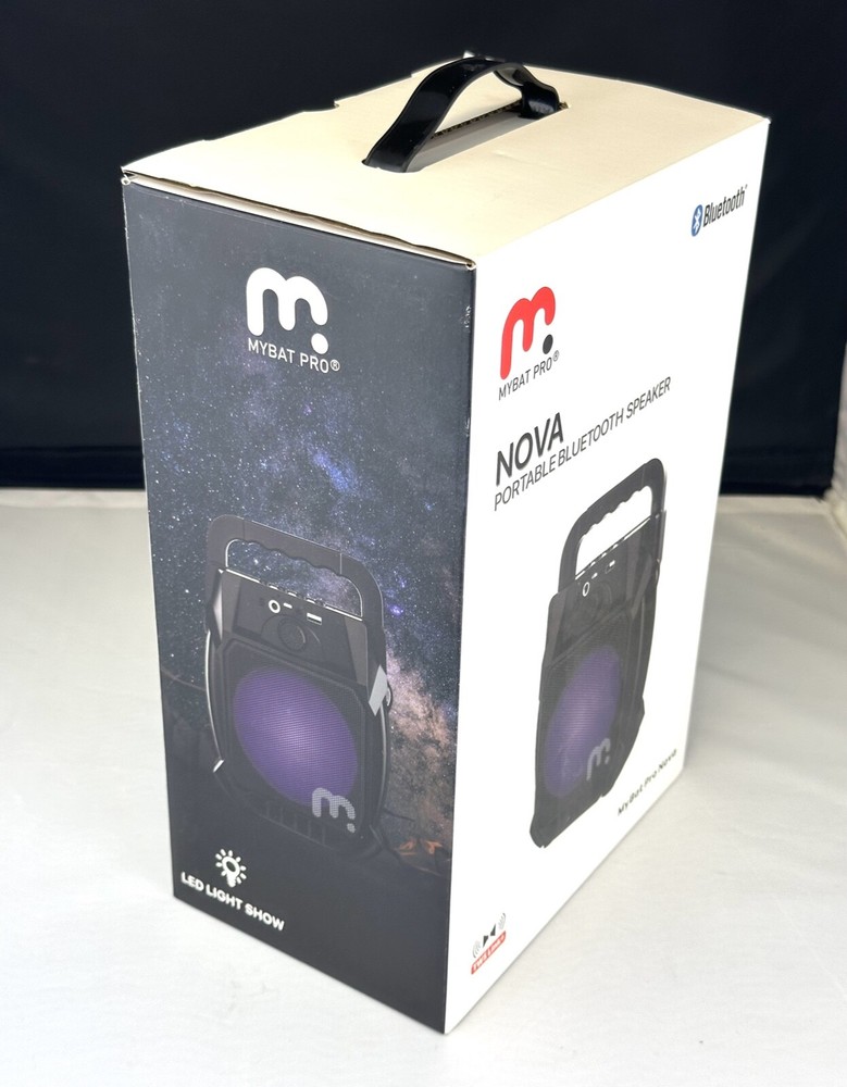 Portable LED Bluetooth Speaker - Mybat Pro Nova