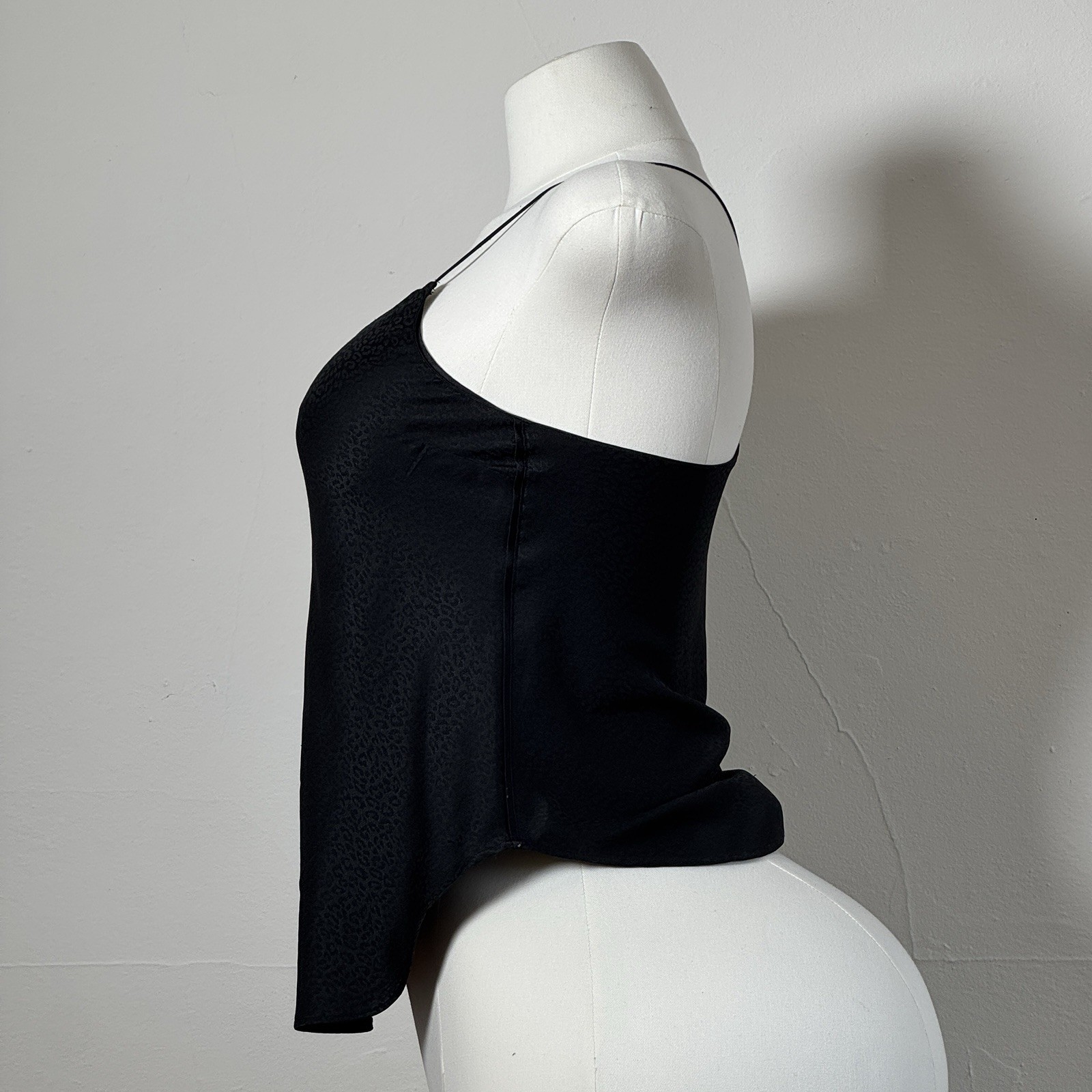 Victoria's Secret Camisole Black Animal Print Adjustable Strap Women's XS