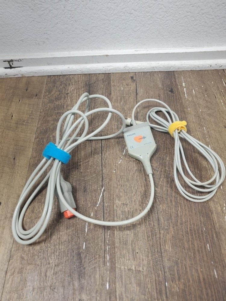 W89 ♻ Philips REF M1643A Cardiac Output Cable 4.8m ♻