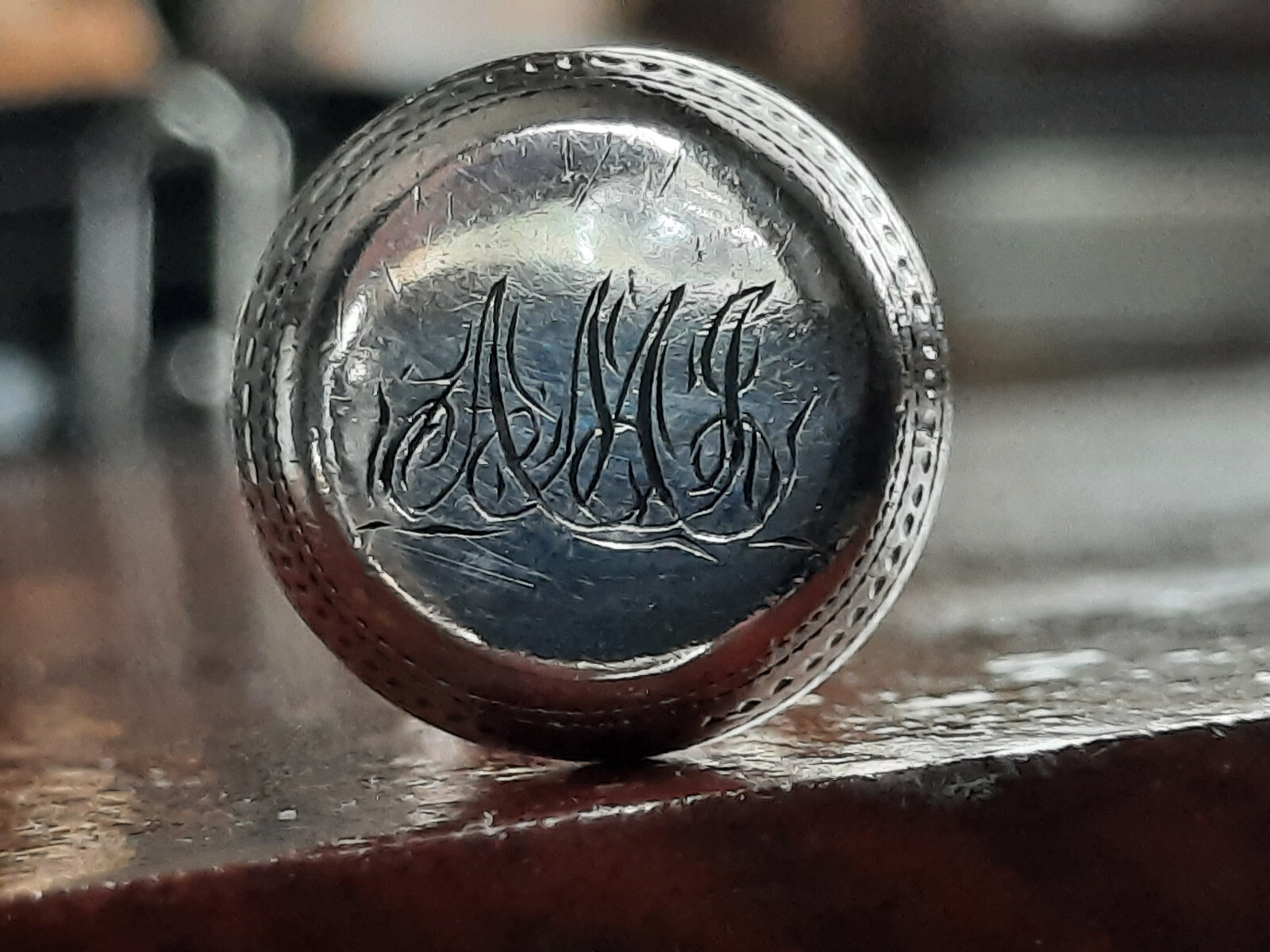 Coin Silver James Bingham Seal Top Pastry Fork, Mono