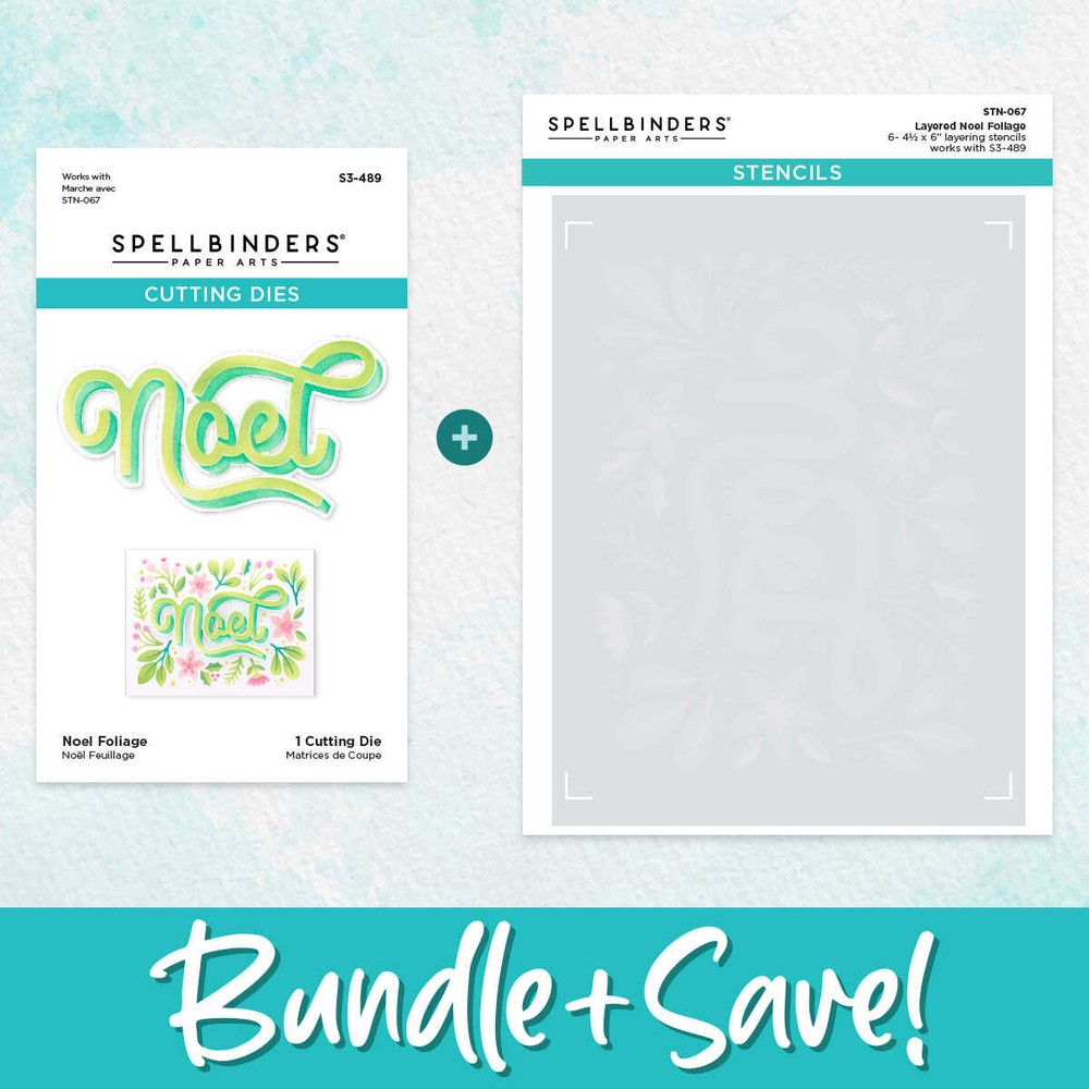Spellbinders - Layered Noel Foliage & Die Bundle, BD-0777