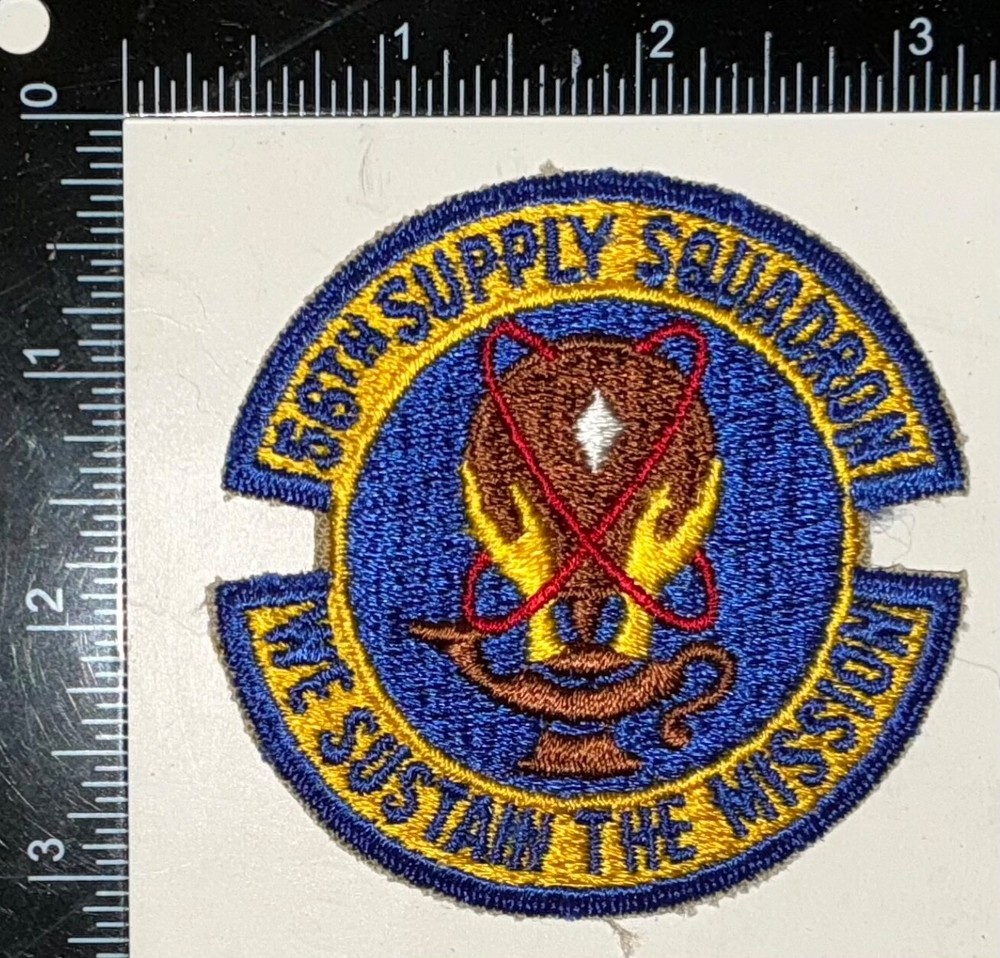 Cold War USAF US Air Force 56th Supply Squadron Patch