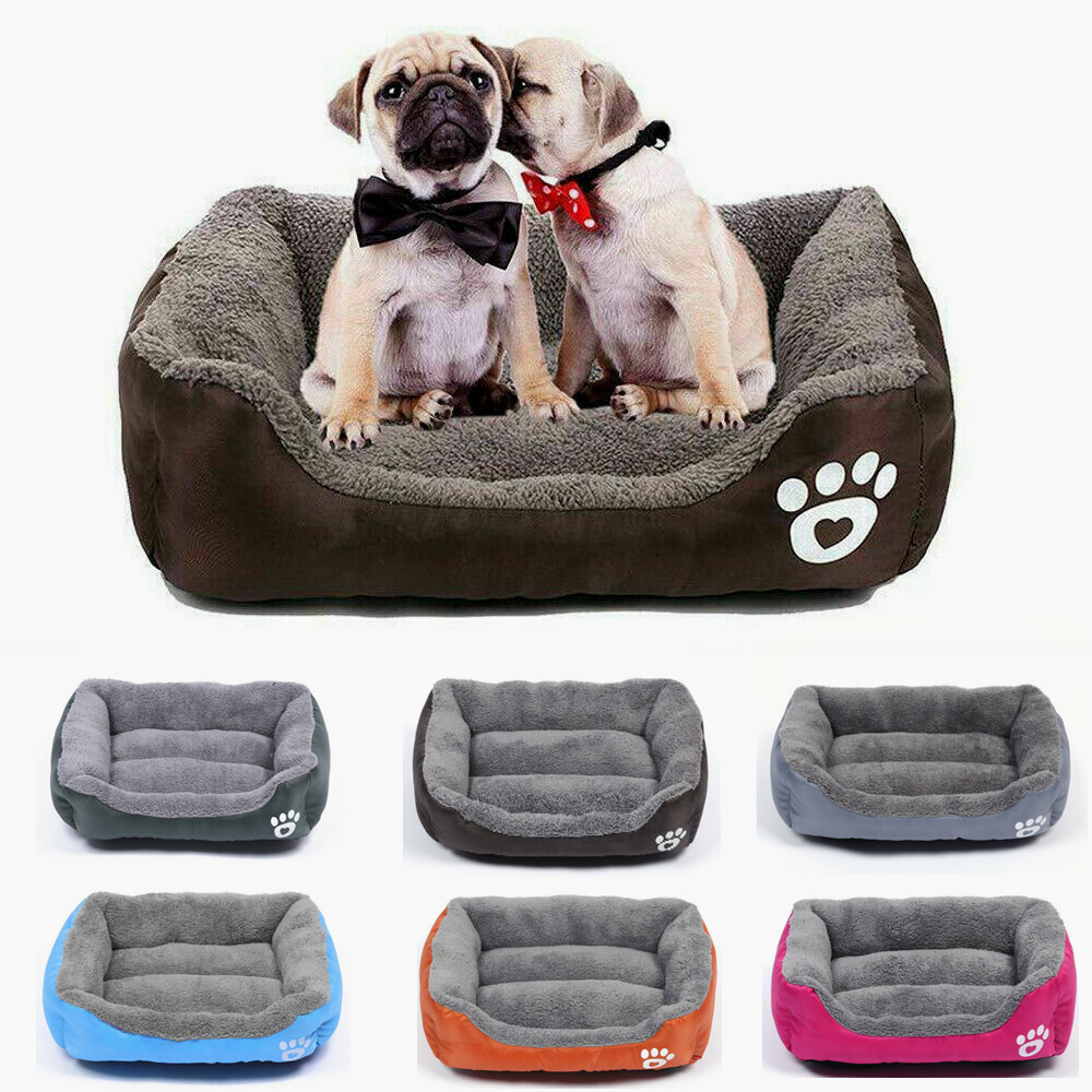 Pet Bed for Dog/Cat Soft Warm Puppy Kennel Mat Pad Washable Cushion S/M/XL/XXL