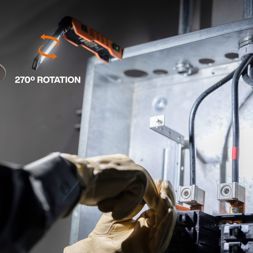 Klein Tools 56073 Rechargeable Handheld Folding Work Light