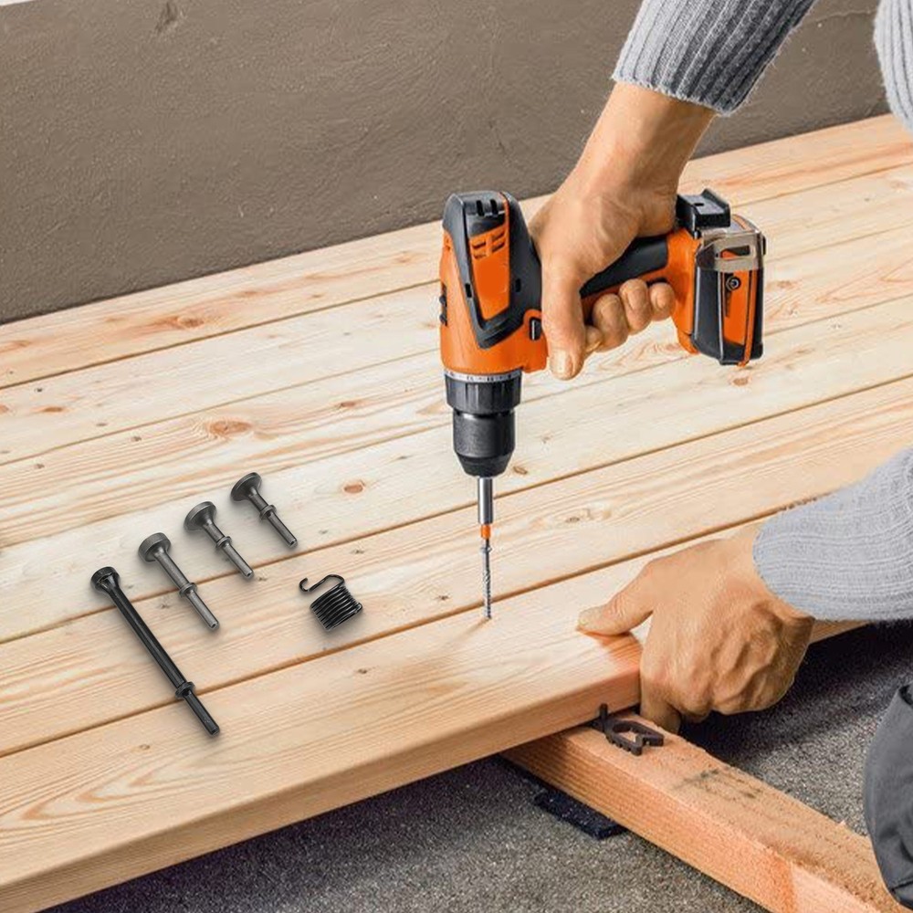 5pcs Air Hammer Tool Set Including Spring and Multiple Bits for Precision Work