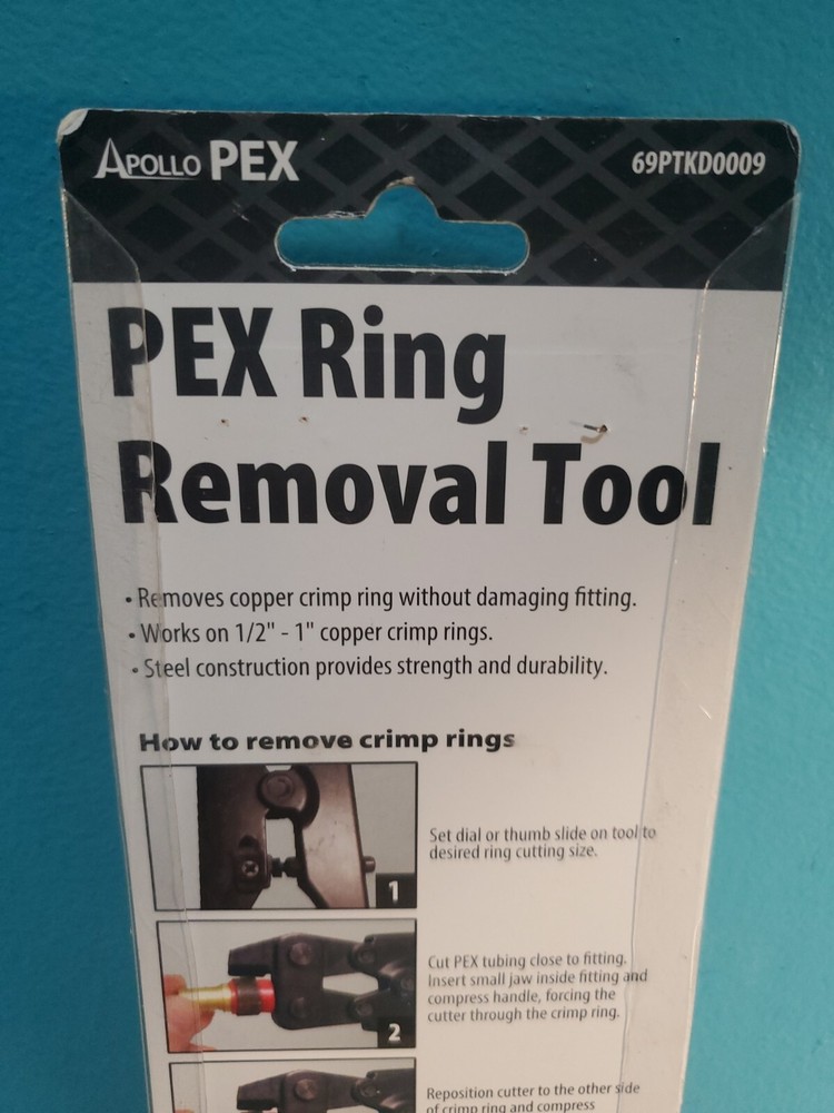 Apollo PEX Ring Removal Tool Model 69PTKD0009