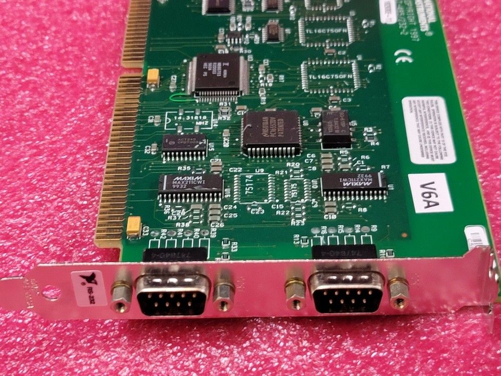 National Instruments AT-485 232 ISA Serial Interface Circuit board PCB #V6A