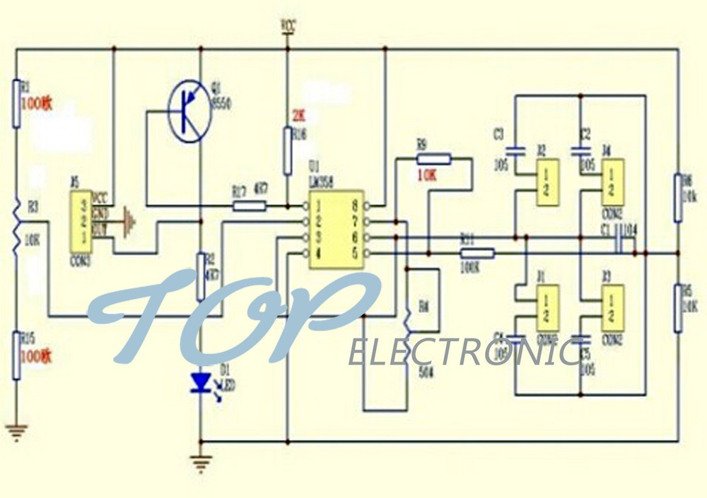 NE555 Pulse Module LM358 Duty Cycle Frequency Adjustable Module Square Wave