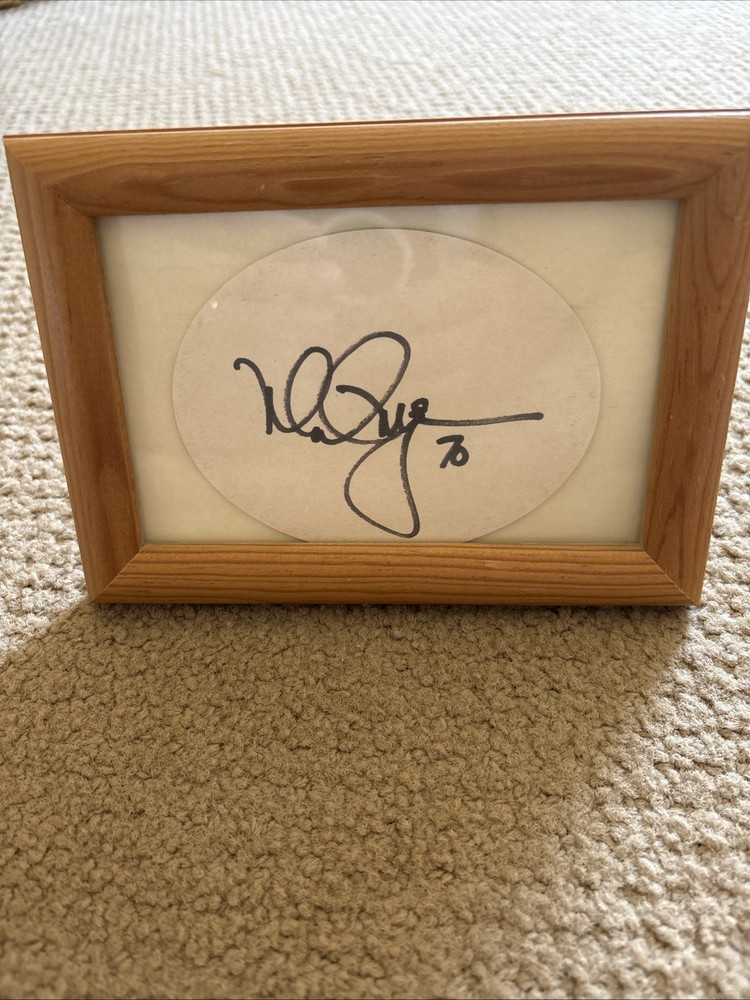 Mark McGwire Autographed Coaster