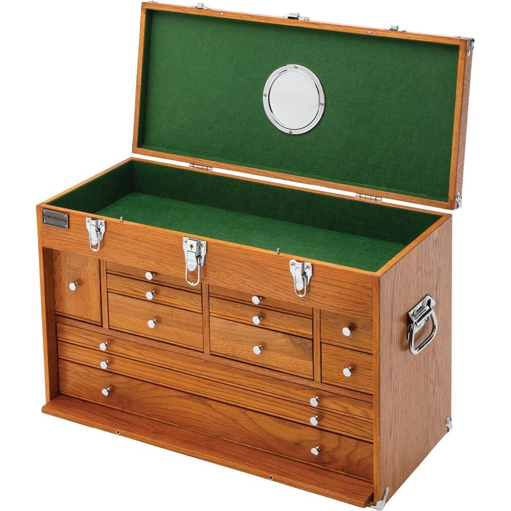 T33971 26" Series 12-Drawer Red Oak Tool Chest