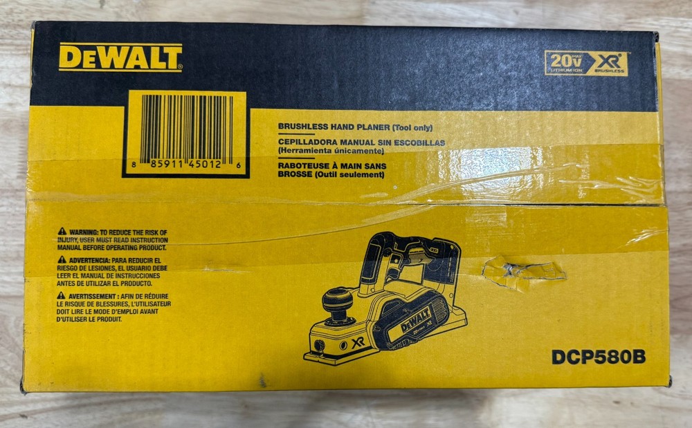 New! DEWALT 20v Max Wireless Handheld Planer (DCP580B)