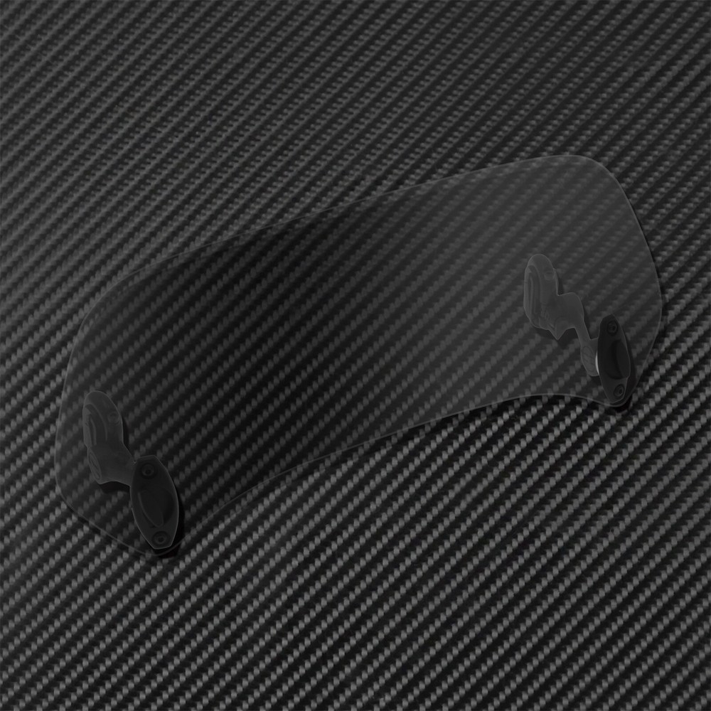 Motorcycle Clip On Adjustable Windshield Windscreen Extension Air Deflector