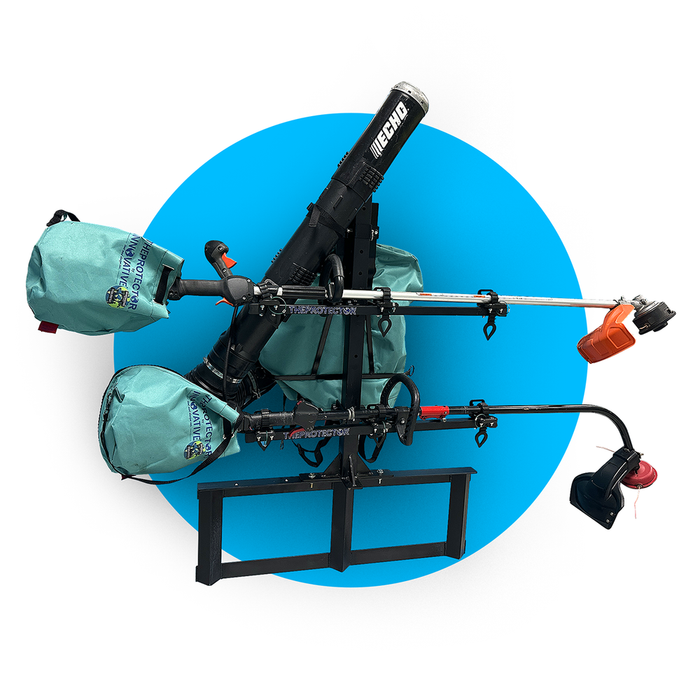 Backpack Blower & Weed Wacker Mounting Bracket, Trailer mount kit