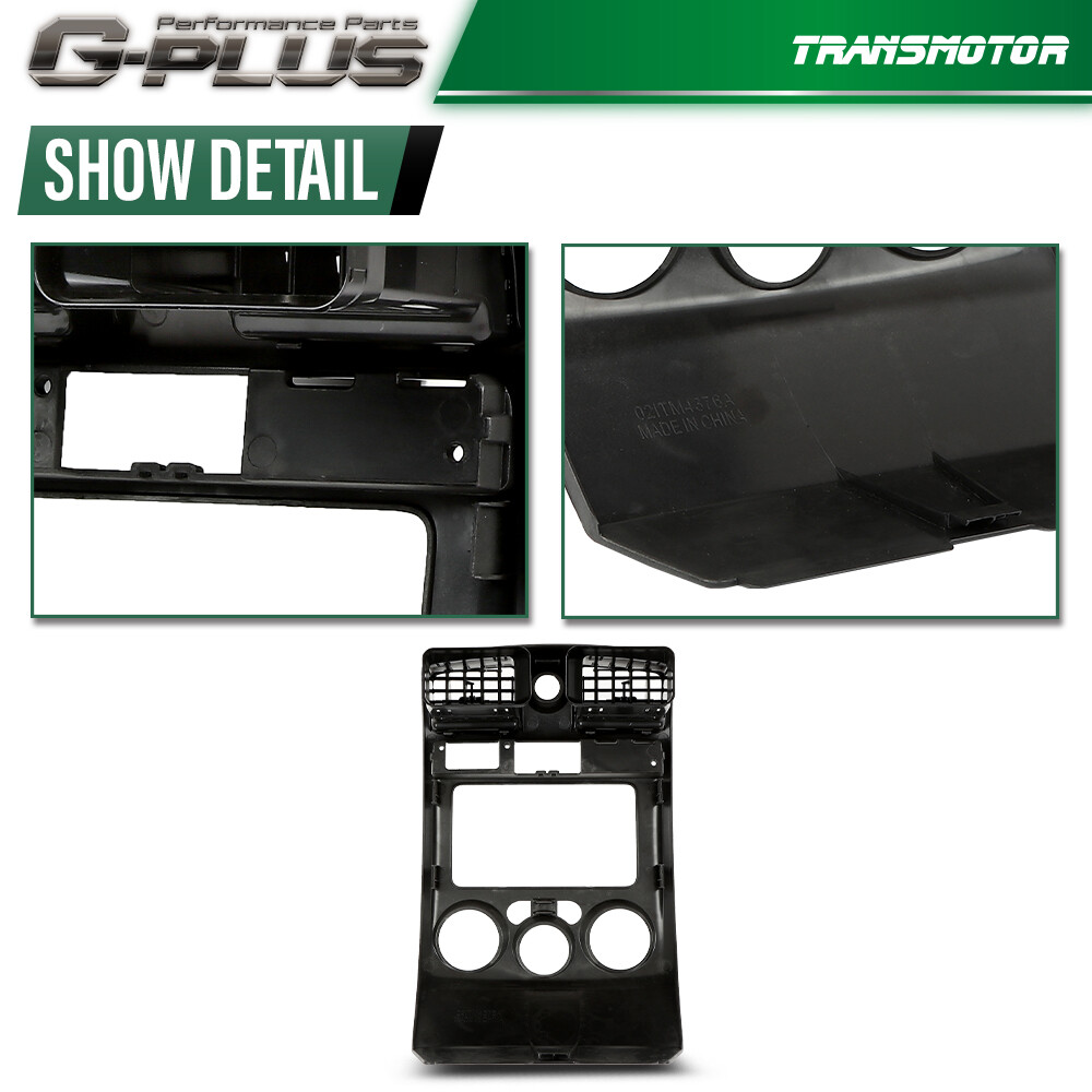 Center Dash Radio Vent Bezel Gray Fit For 2004-2012 Chevy Colorado GMC Canyon