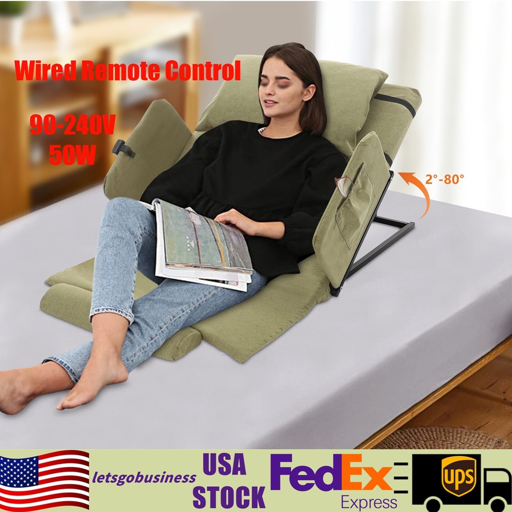 Green Electric Lifting Adjustable Bed Back Rest Electric Auxiliary Backrest, NEW