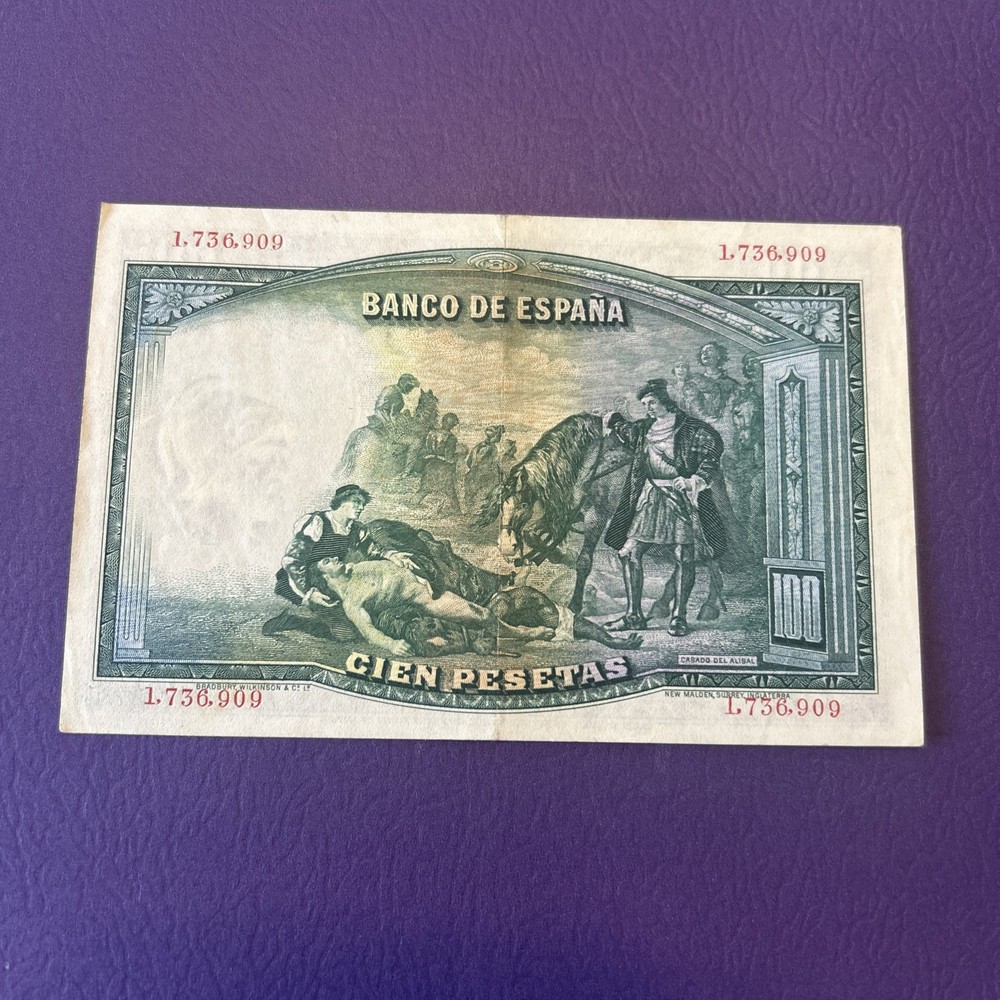 Spain- 100 Pesetas- 1931
