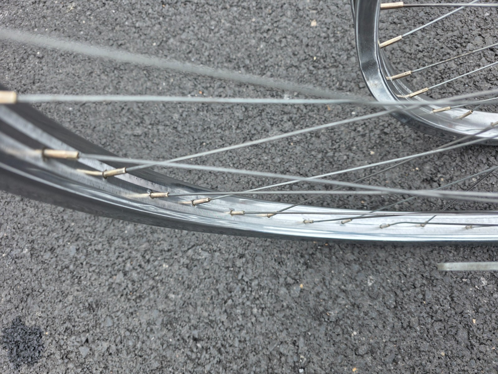 26" SCHWINN S-2 CHROME WHEEL SET W/ FRONT DRUM BRAKE PHANTOM B6 ETC.