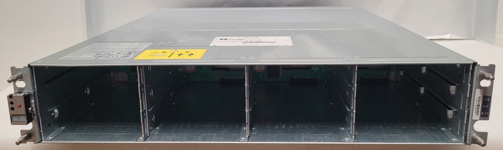 NetApp DS212C Disk Array Shelf w/ 2x IOM12 Controllers, 2x PSU