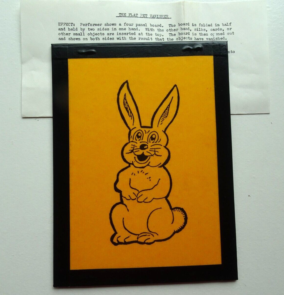 MAGIC - The Flat Pet Vanisher - J & C Magic Co. Versatile