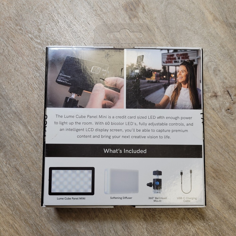 Lume Cube Panel Mini On Camera Full Spectrum LED Light Video Camera