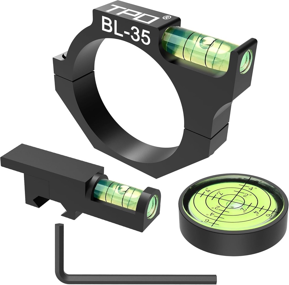 35mm Anti-Cant Scope Bubble Level for Precision Long-Range Shooting
