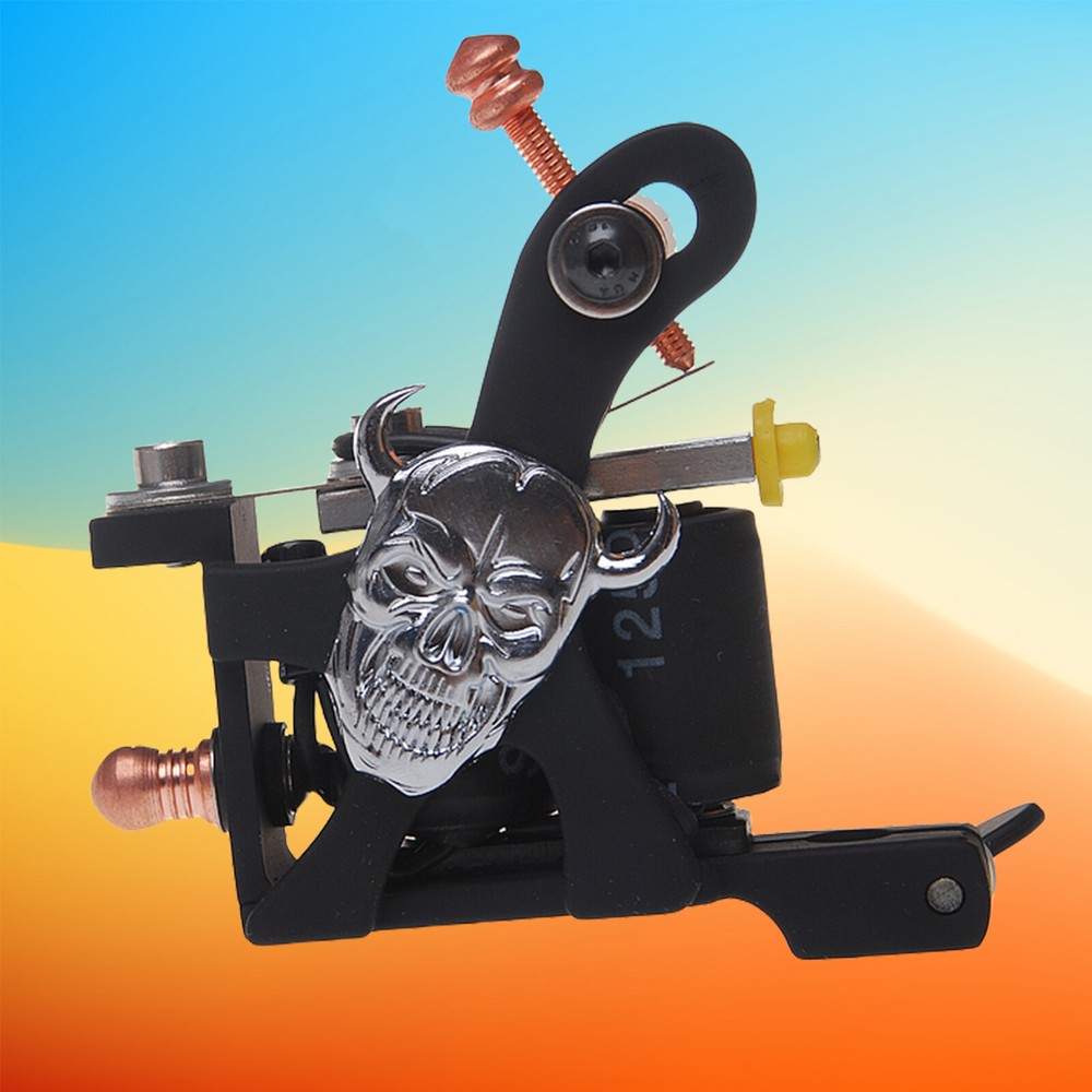 10 Wrap Coils Tattoo Machine Liner Shader US Black 404-P