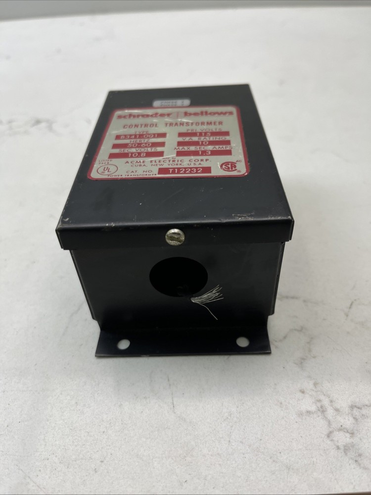 Schrader Bellow B341-001 Conrol Transfomer