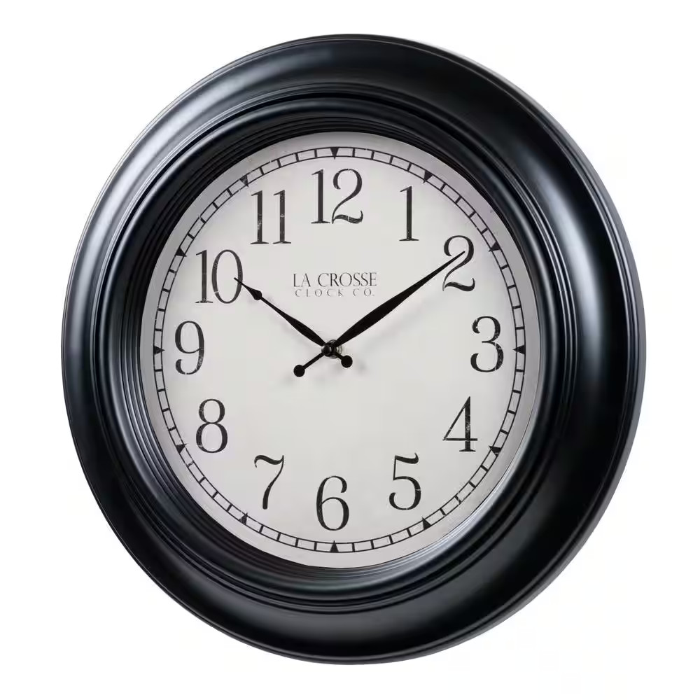 18 In. Rhodes Quartz Analog Wall Clock