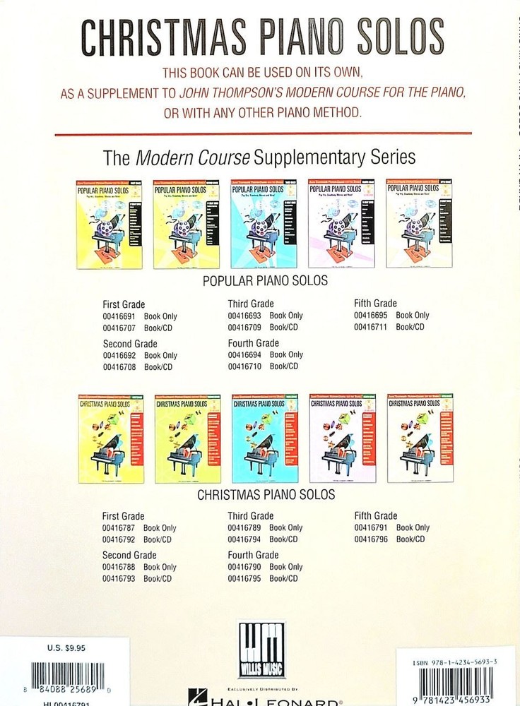 Christmas Piano Solos - 5th Grade