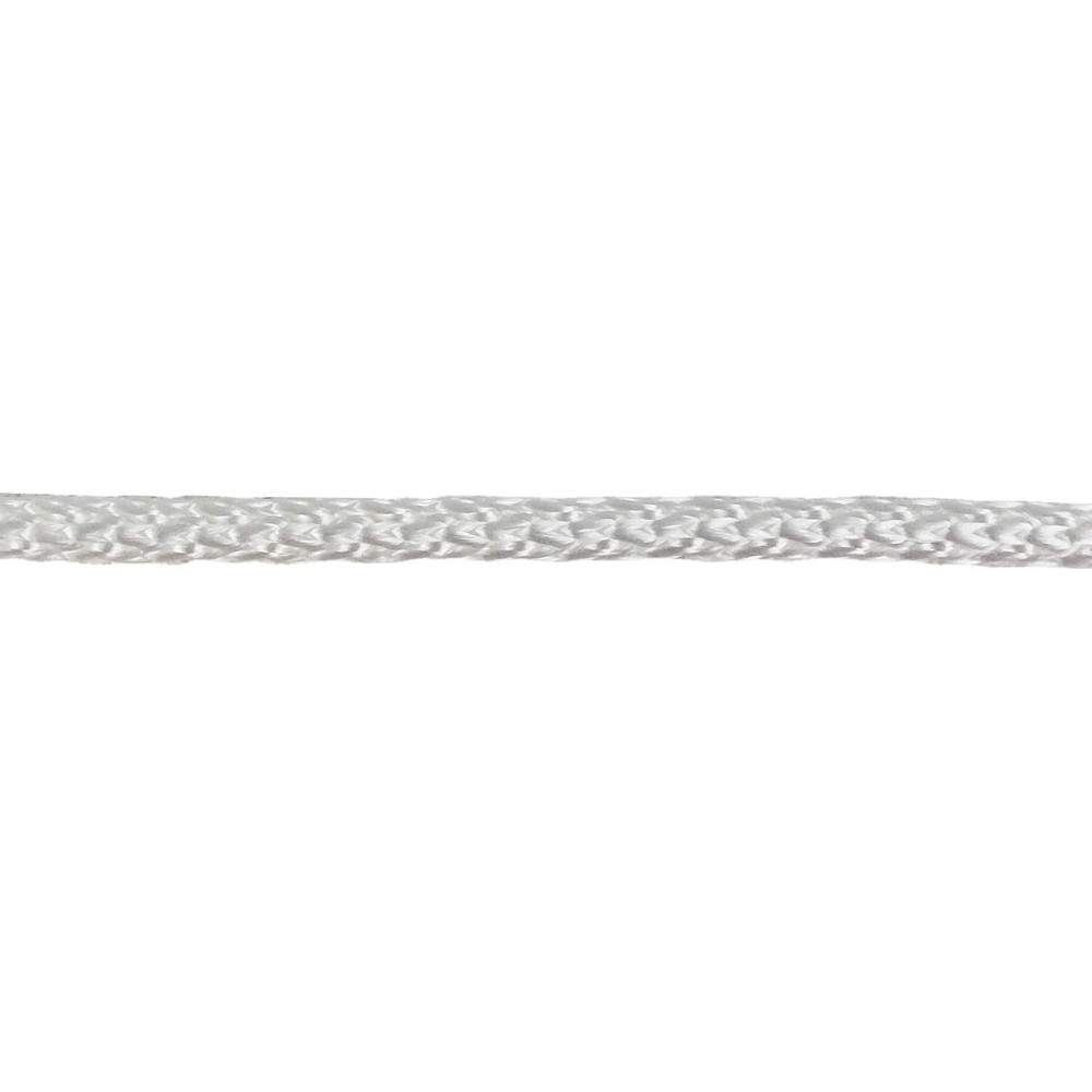 1/8 inch White Dacron Polyester Rope - 1000 Foot Spool | Solid Braid - Indust...